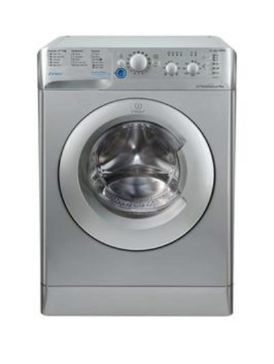 Indesit Innex Bwc61452Suk 6Kg Load, 1400 Spin Washing Machine - Silver